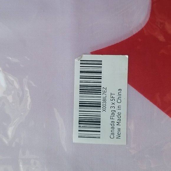 Canada flag 3 feet x5 feet nwot - Picture 2 of 2